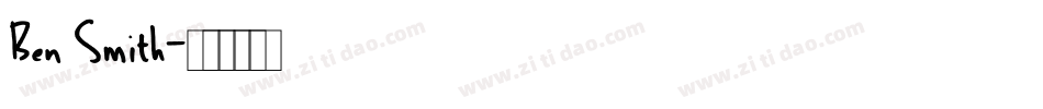 Ben Smith字体转换
